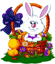 Gif animé Pâques lapin